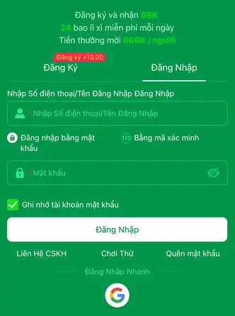 Cách Đăng Ký & Đăng Nhập Tại 66FF Casino